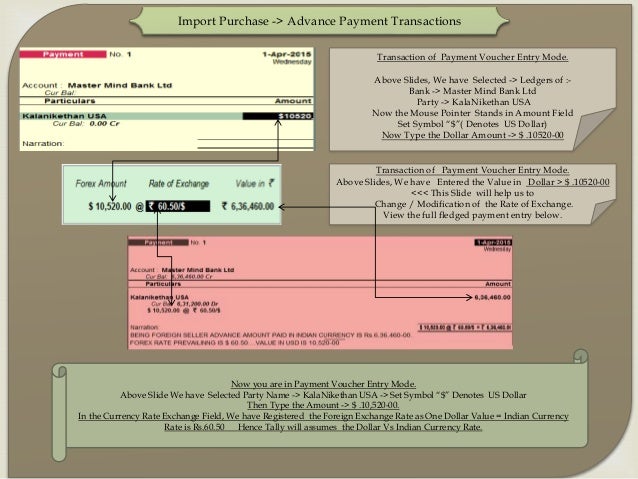 04 Ta!   lly Erp9 Forex Import Purchase Lesson By Master Mind Tally Aca - 